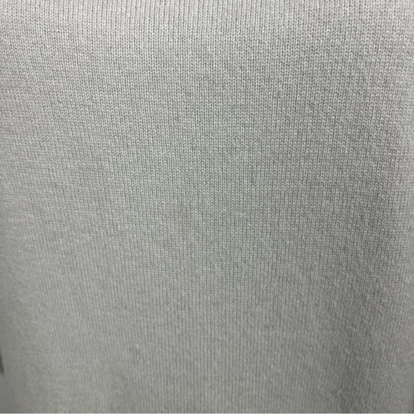 CHICO’S Women’s 100% Cashmere Pullover Sweater Sz 1-Small 8/10 Gray Flaws/Stain - Picture 13 of 13